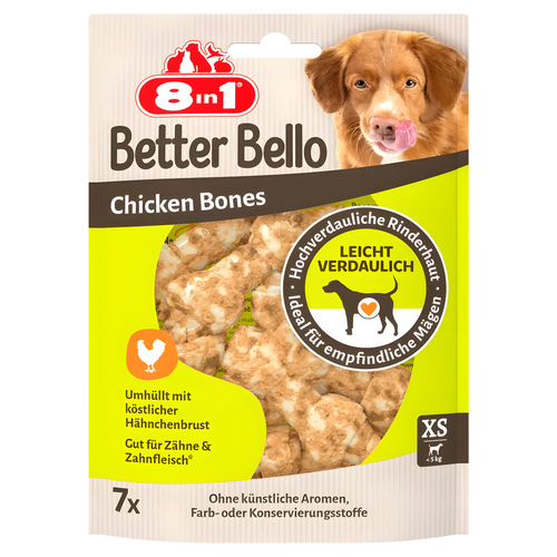 8in1 Better Bello Chicken Bones XS 84 g