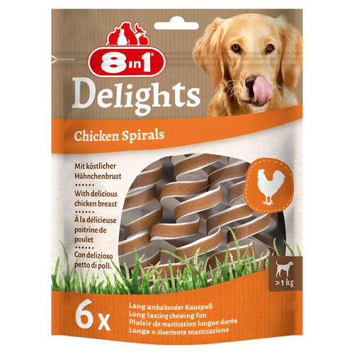 8in1 Delights Chicken Spirals 60 g