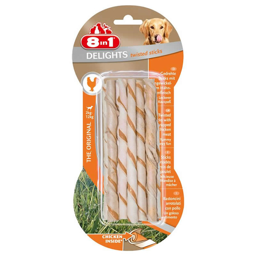 8in1 Delights Twisted Sticks 10 Stück