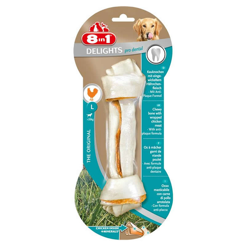 8in1 Dental Delights Kauknochen L