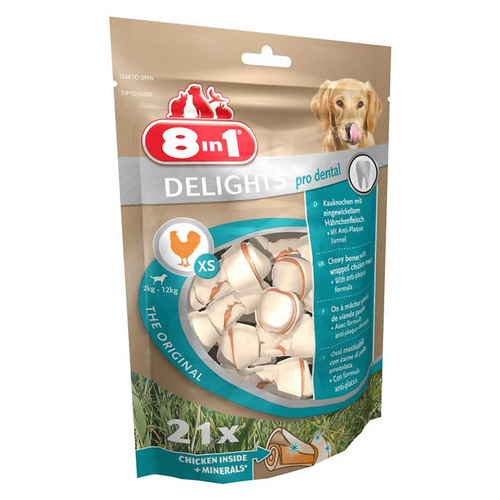 8in1 Dental Delights XS Beutel - 21 Stück