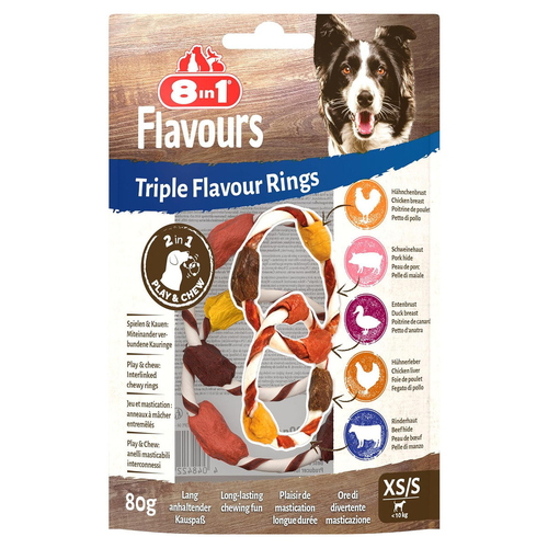 8in1 Triple Flavour Rings M/L 120 g