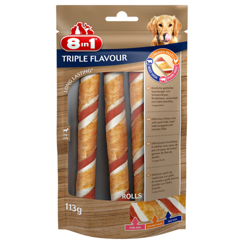 8in1 Triple Flavour Rolls - 3er Pack