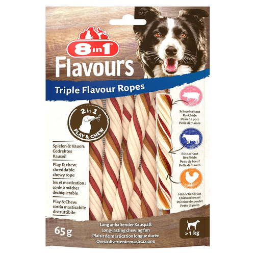 8in1 Triple Flavour Ropes 65 g