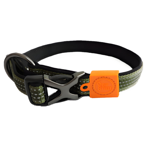 AFP Halsband Off Street olive/grün, Größe: L / Breite: 2,5 cm