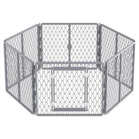 Abbildung AFP Hundeauslauf mit 6 Platten