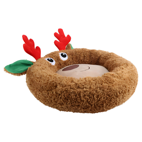 AFP Hundebett Happy Holidays Merry Comfortable Bed Rentier