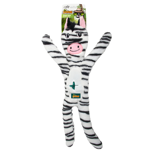 AFP Hundespielzeug Safari Jungle Zebra