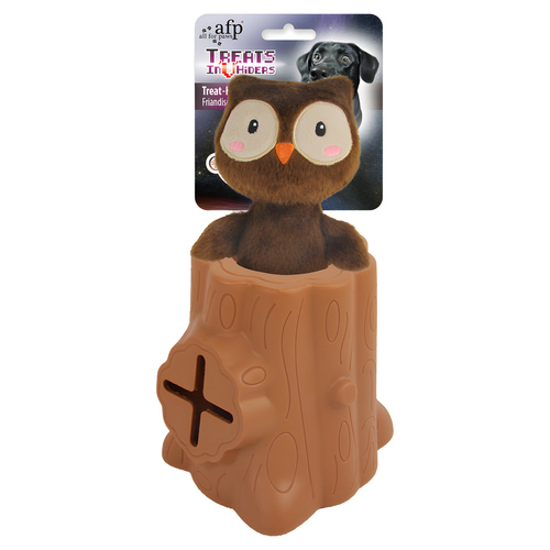 AFP Hundespielzeug Treat Hider Tree-Hider Eule