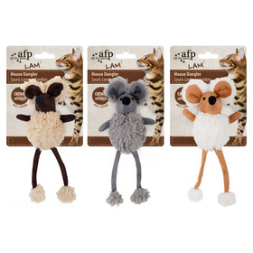 Abbildung AFP Katzenspielzeug Lambswool Dangler Maus