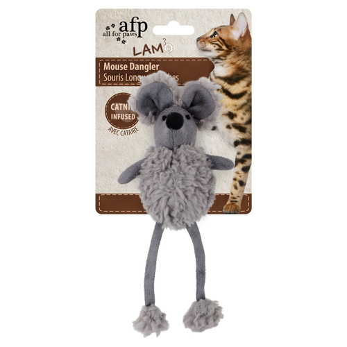 weitere Abbildung AFP Katzenspielzeug Lambswool Dangler Maus