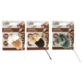 Abbildung AFP Katzenspielzeug Lambswool Snow Maus