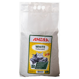 Abbildung AMORA Katzenstreu White Compact mit Kiefernduft 15 l