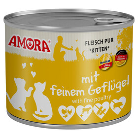 Abbildung AMORA Kitten mit Geflgel 200 g