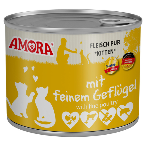 AMORA Kitten mit Geflügel 200 g