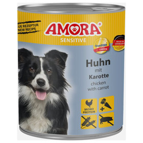 Abbildung AMORA Sensitive Huhn mit Karotte 800 g