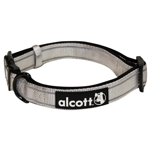 Alcott Adventure Abenteuerhalsband grau, Größe: L / Breite: 2,5 cm