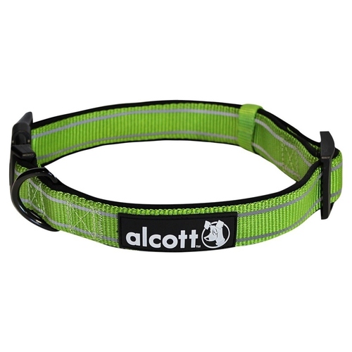 Alcott Adventure Abenteuerhalsband grün, Größe: L / Breite: 2,5 cm