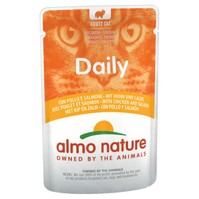 Abbildung Almo Nature Daily Menu mit Huhn & Lachs 70 g - 30 Stck