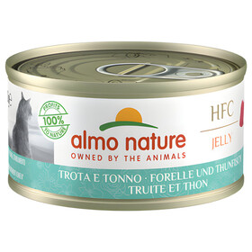 Abbildung Almo Nature HFC Jelly Forelle & Thunfisch 70 g - 24 Stck