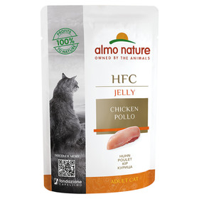 Abbildung Almo Nature HFC Jelly Huhn 55 g - 24 Stck