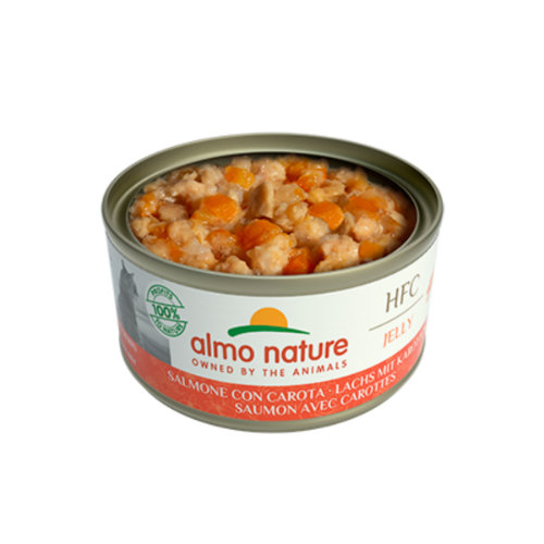 weitere Abbildung Almo Nature HFC Jelly Lachs mit Karrotten 70 g - 24 Stck
