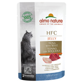 Abbildung Almo Nature HFC Jelly Thunfisch & Seezunge 55 g - 24 Stck