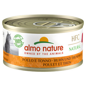 Abbildung Almo Nature HFC Natural Huhn & Thunfisch 70 g - 24 Stck
