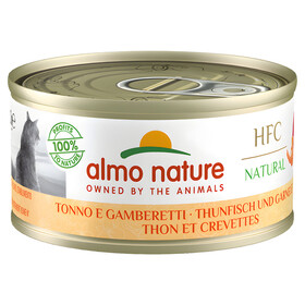 Abbildung Almo Nature HFC Natural Thunfisch & Garnelen 70 g - 24 Stck