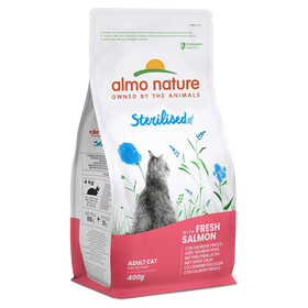 Abbildung Almo Nature Holistic Sterilised mit frischem Lachs 400 g
