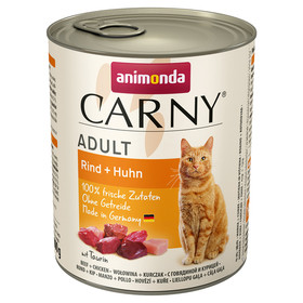 Abbildung Animonda Carny Adult Rind + Huhn 800 g - 6 Stck