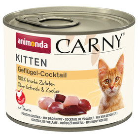 Abbildung Animonda Carny Kitten Geflgel-Cocktail 200 g - 12 Stck