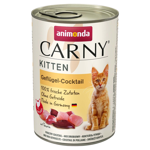 Animonda Carny Kitten Geflügel-Cocktail 400 g - 12 Stück