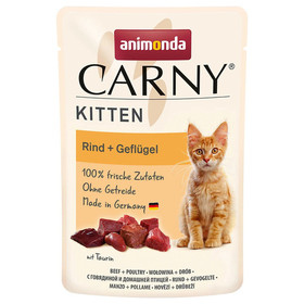 Abbildung Animonda Carny Kitten Rind + Geflgel 85 g - 12 Stck