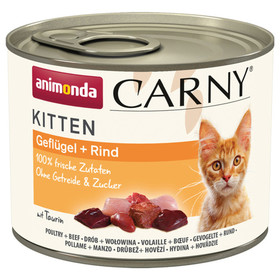 Abbildung Animonda Carny Kitten mit Geflgel + Rind 200 g - 12 Stck
