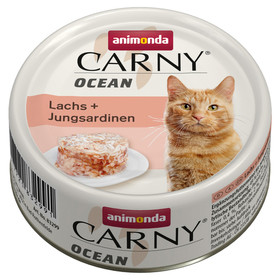 Abbildung Animonda Carny Ocean mit Lachs & Jungsardinen 80 g - 12 Stck