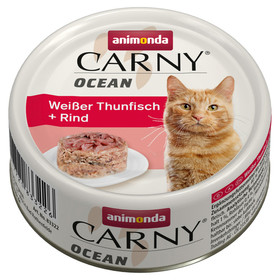 Abbildung Animonda Carny Ocean mit weiem Thunfisch & Rind 80 g - 12 Stck