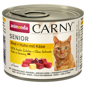 Abbildung Animonda Carny Senior Rind + Huhn mit Kse 200 g - 6 Stck