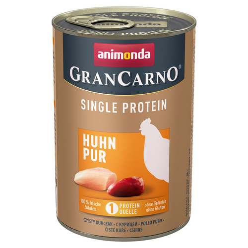 Animonda GranCarno Adult Huhn pur 400 g - 6 Stück