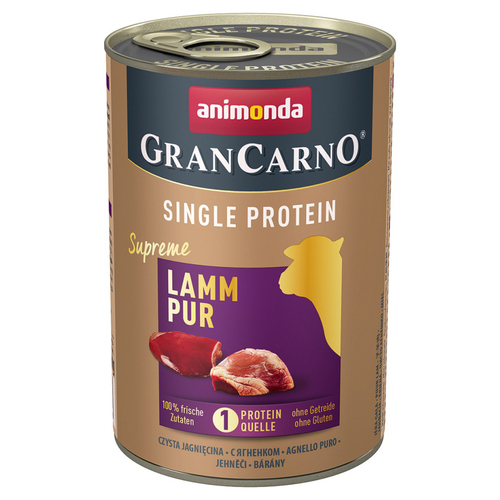 Animonda GranCarno Adult Lamm pur 400 g - 6 Stück