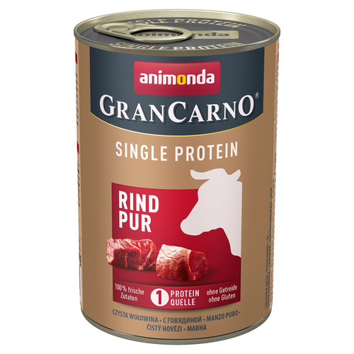 Animonda GranCarno Adult Rind pur 400 g - 6 Stück
