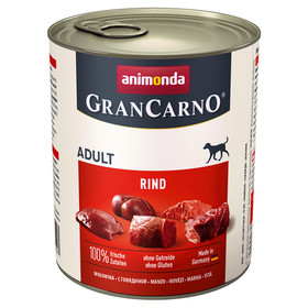 Abbildung Animonda GranCarno Adult Rind pur 800 g - 6 Stck