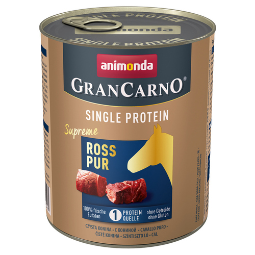 Animonda GranCarno Adult Ross pur 800 g - 6 Stück