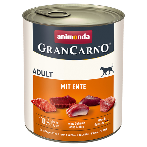 Animonda GranCarno Adult mit Ente 800 g - 6 Stück