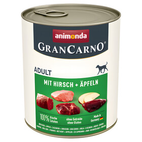 Abbildung Animonda GranCarno Adult mit Hirsch + pfeln 800 g - 6 Stck