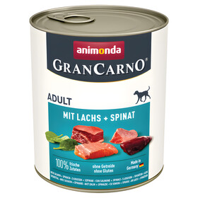 Abbildung Animonda GranCarno Adult mit Lachs + Spinat 800 g - 6 Stck