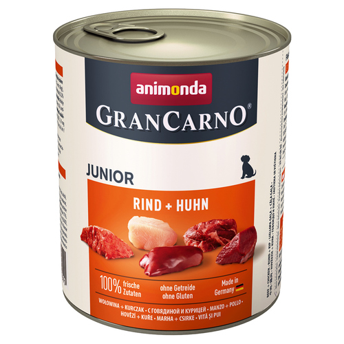 Animonda GranCarno Junior Rind + Huhn 800 g - 6 Stück