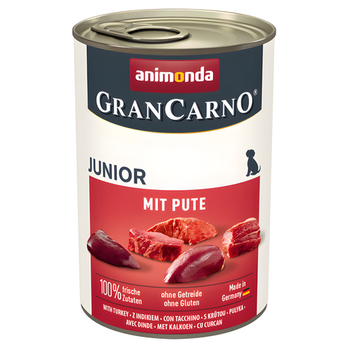 Animonda GranCarno Junior mit Pute 400 g - 6 Stück