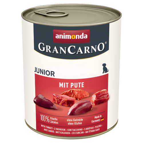 Animonda GranCarno Junior mit Pute 800 g - 6 Stück