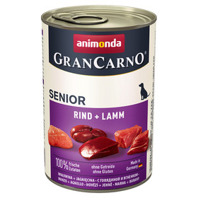 Abbildung Animonda GranCarno Senior Rind + Lamm 400 g - 6 Stck